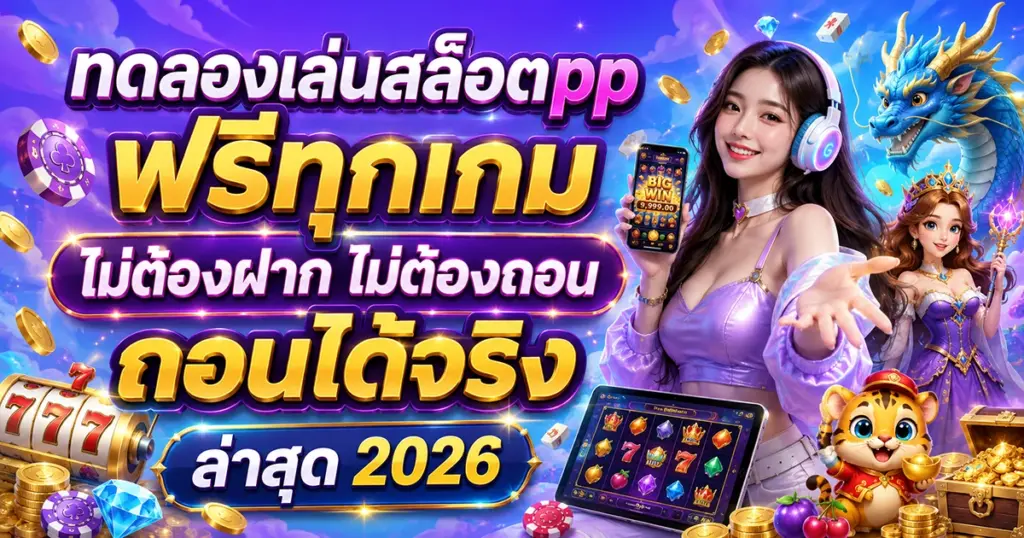 ทดลองเล่นสล็อตpp