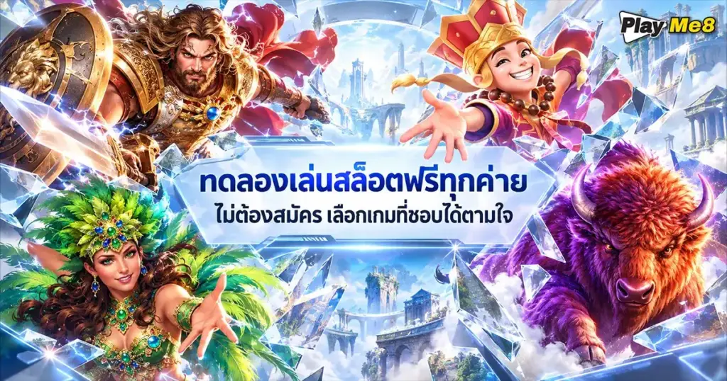 ทดลองเล่นสล็อตฟรีทุกค่าย ไม่ต้องสมัคร